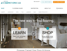 Tablet Screenshot of finessecarpetonepinegrove.com